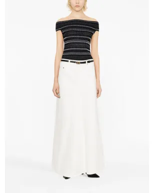 Alexander McQueen オープンニット・オフショルダートップ - サムネイル2
