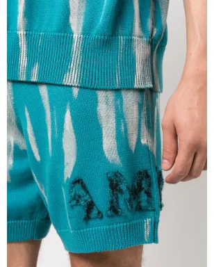 AMIRI ロゴ刺繍入りニットショーツ - サムネイル5