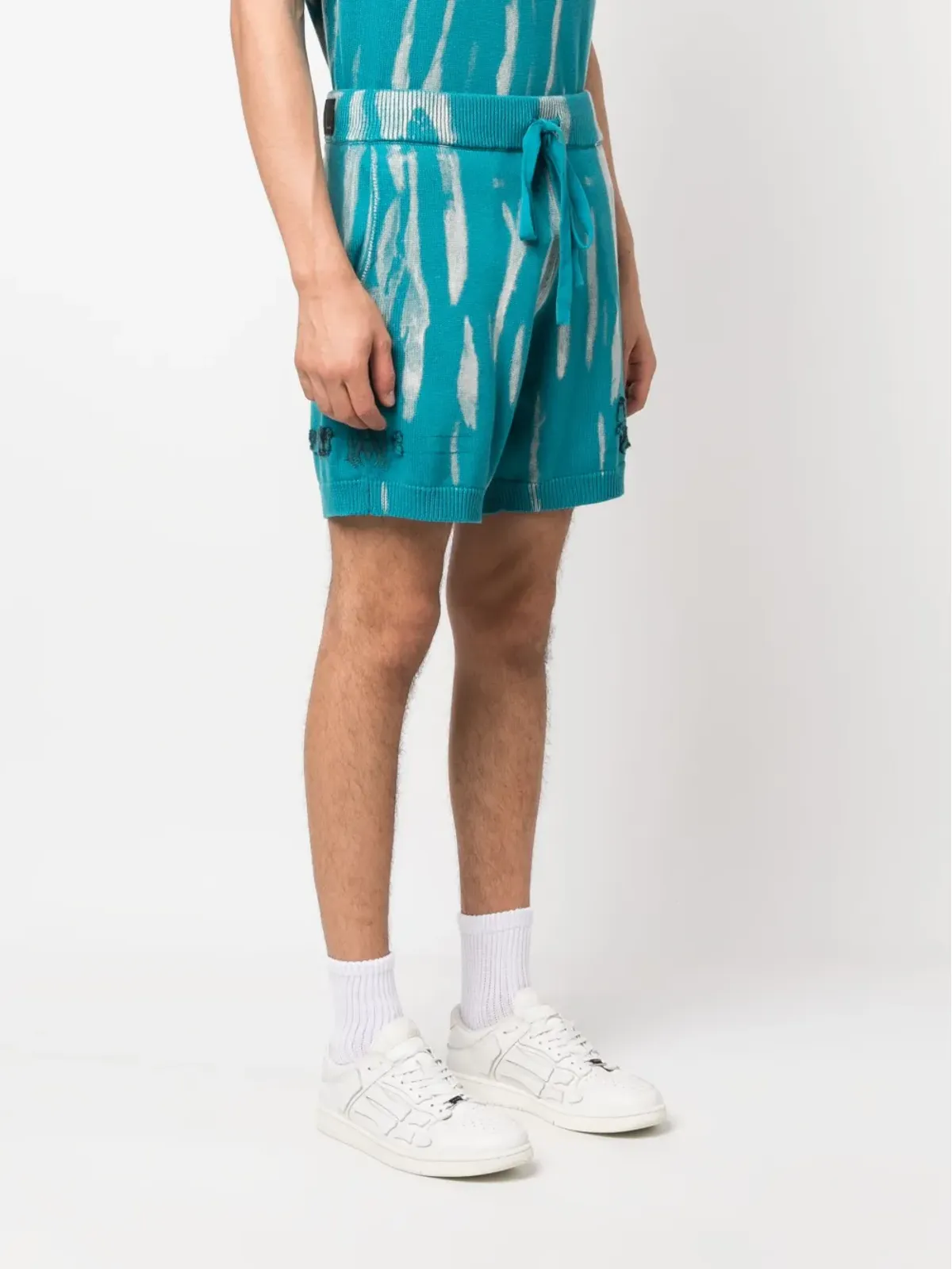 AMIRI ロゴ刺繍入りニットショーツ - 画像3