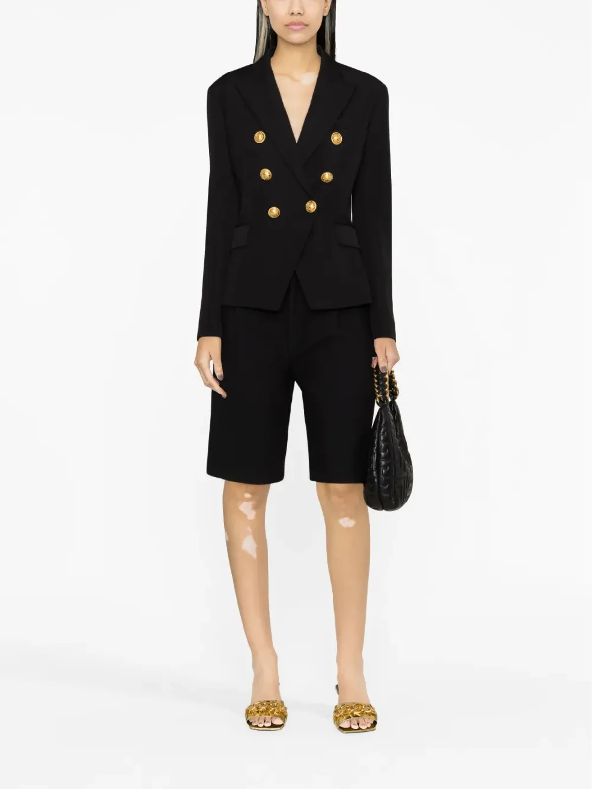 Balmain 6ボタン ダブルブレスト ブレザー - 画像2