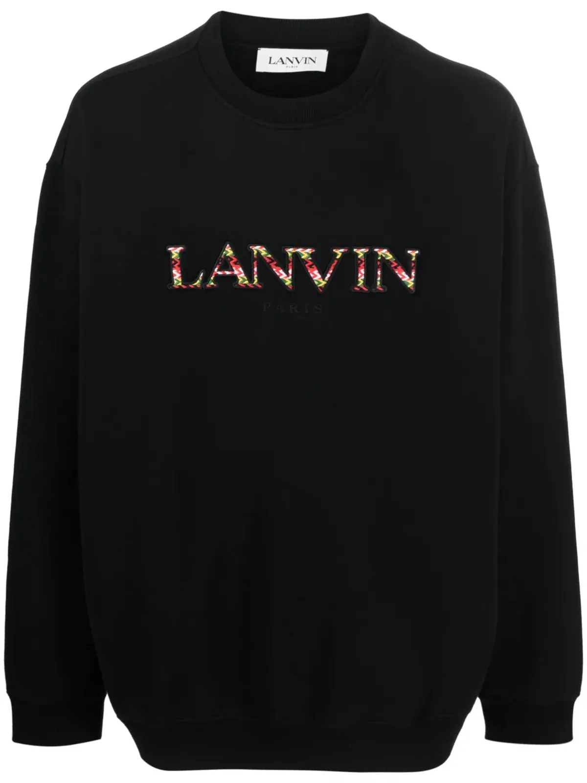 Lanvin 刺繍ロゴ クルーネック スウェット - 画像1