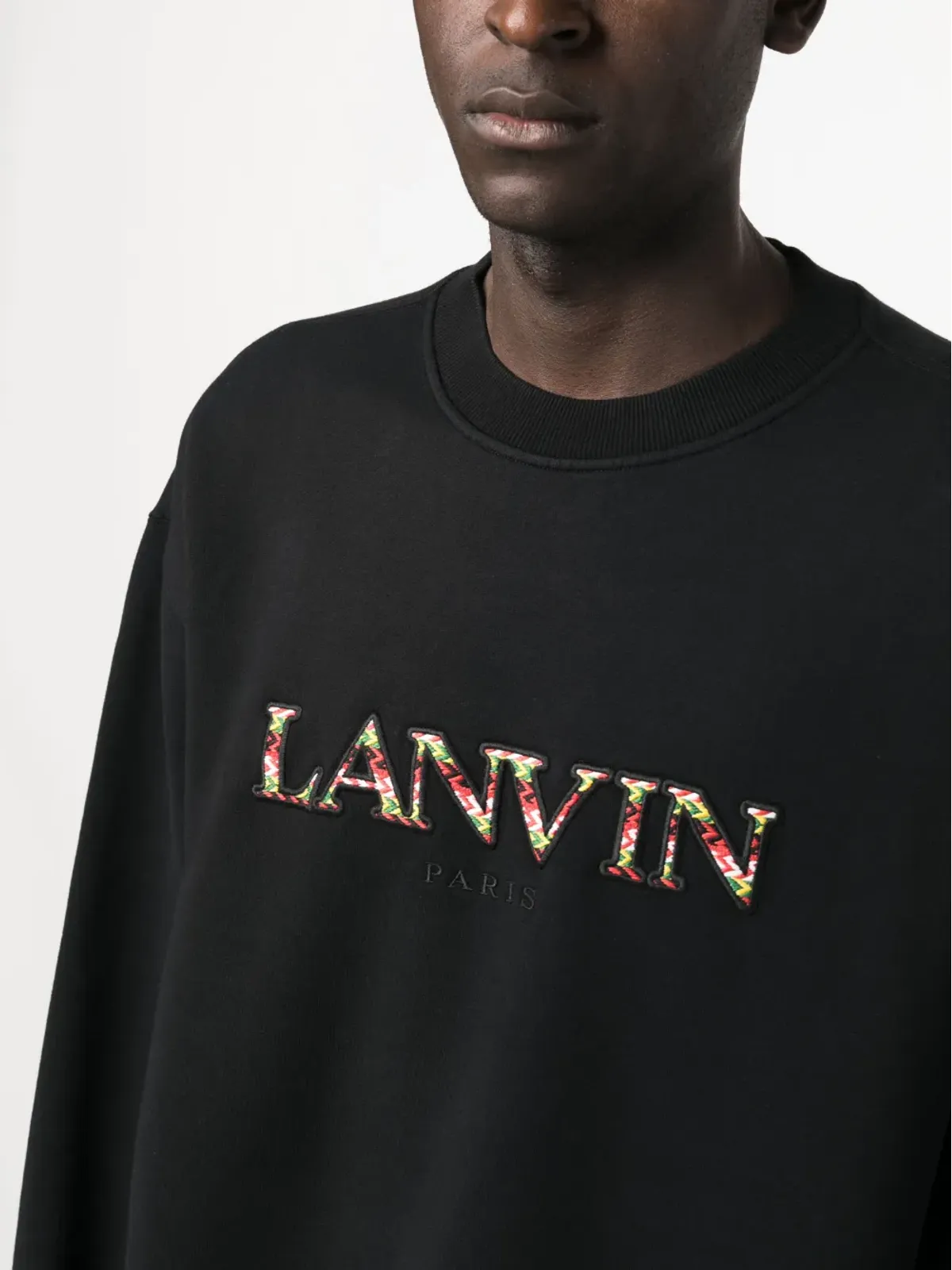 Lanvin 刺繍ロゴ クルーネック スウェット - 画像5