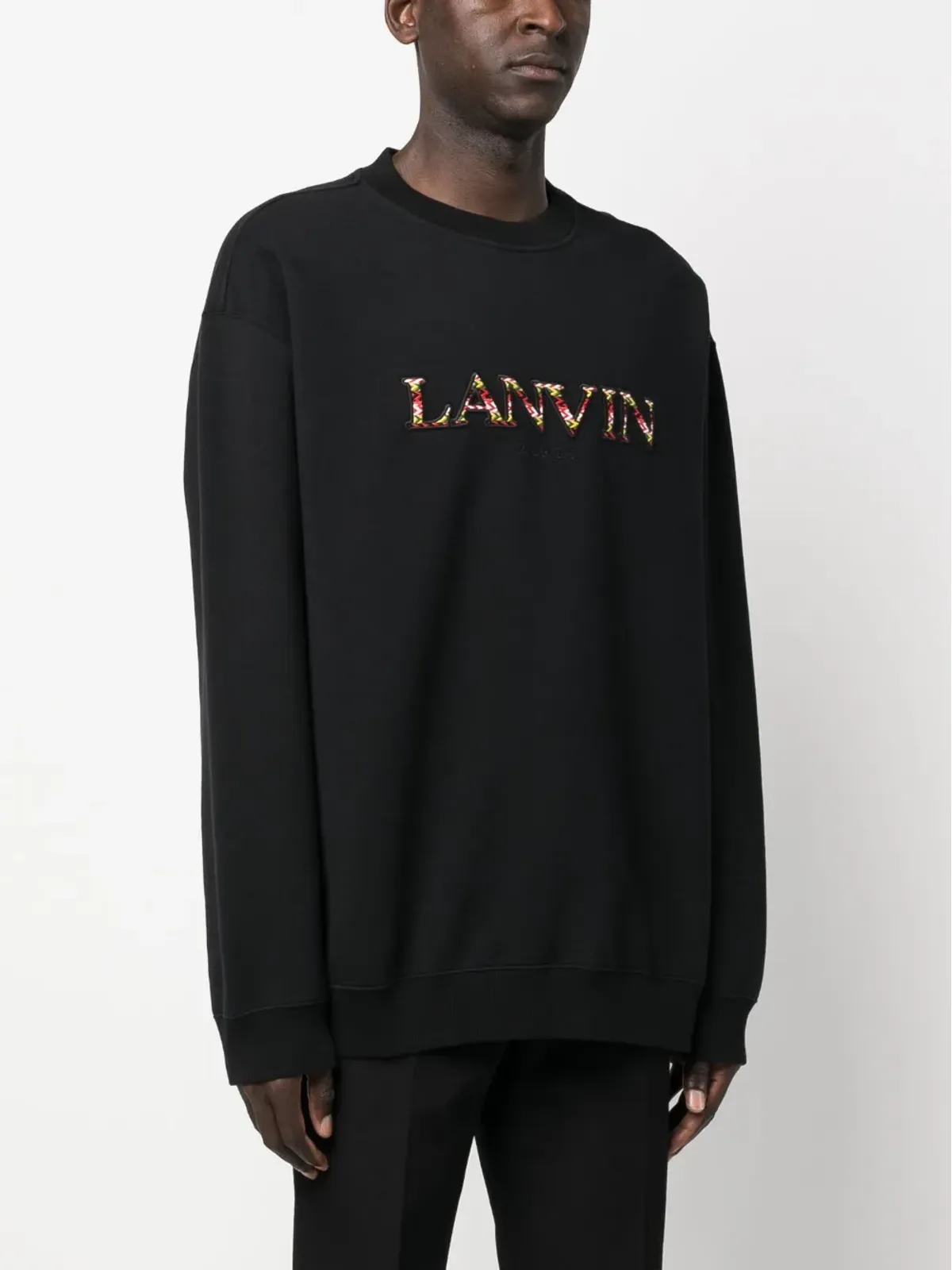 Lanvin 刺繍ロゴ クルーネック スウェット - 画像3