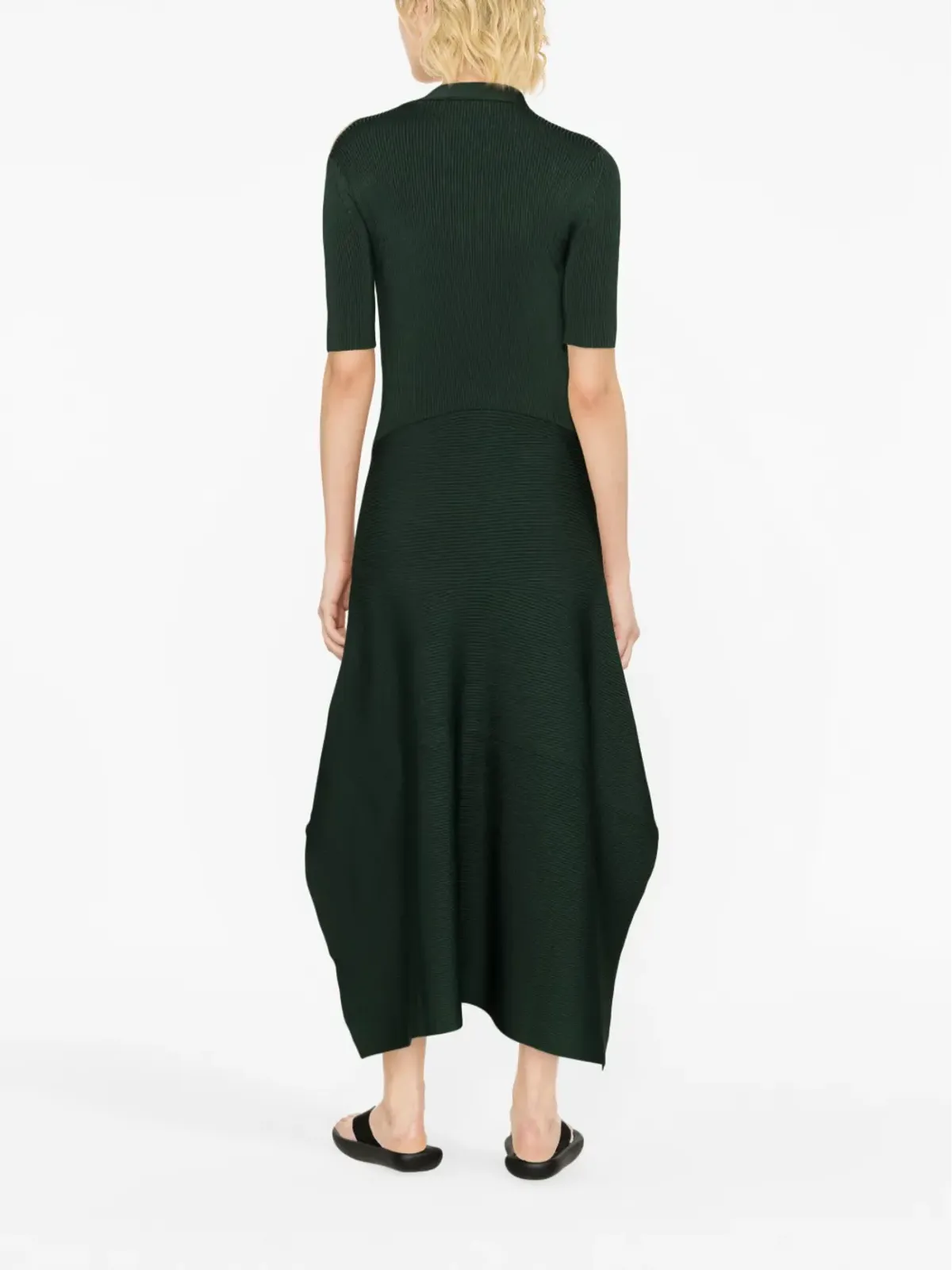 Stella McCartney アシンメトリックリブニットドレス - 画像3