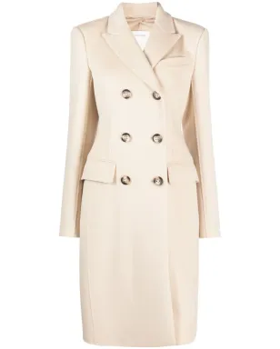 Sportmax ロングスリーブ バージンウール ダブルブレストコート - サムネイル1