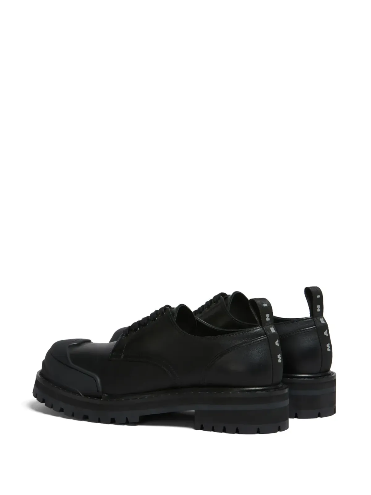 Marni ダダ アーミー レザー ダービーシューズ - 画像3