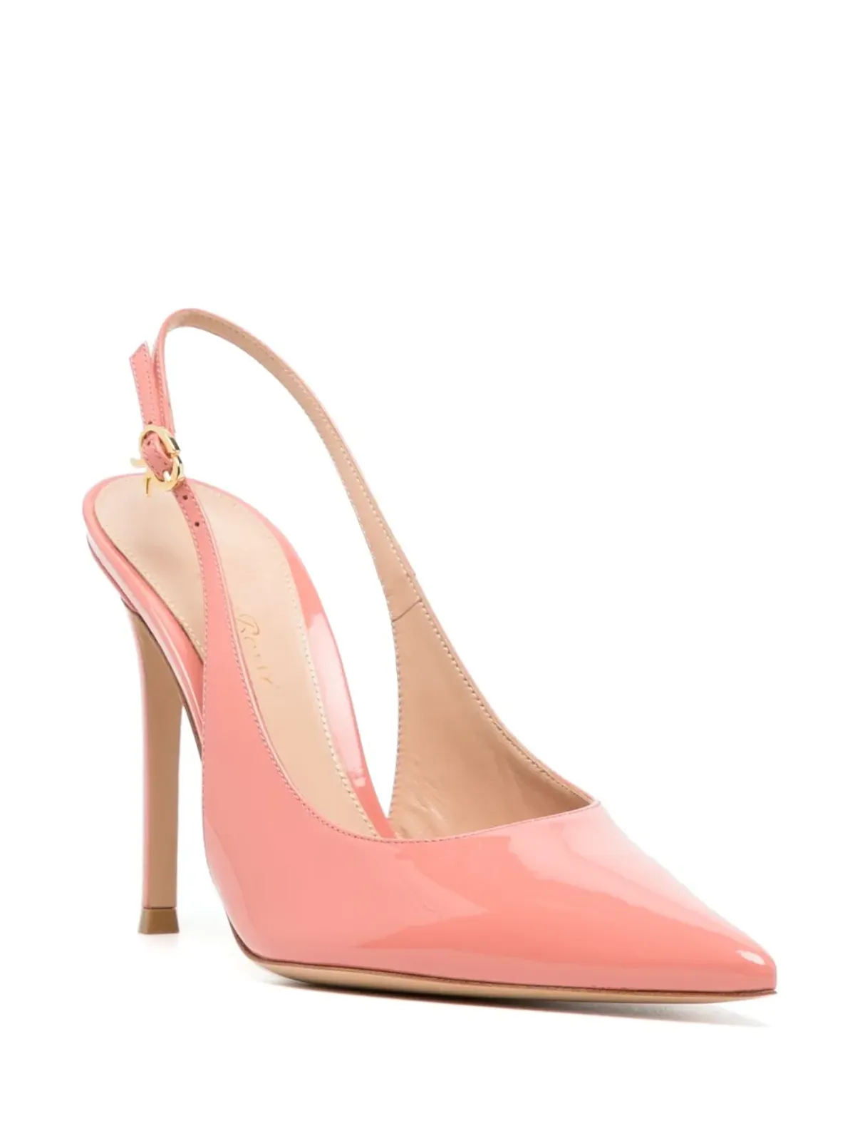 Gianvito Rossi ポインテッドトゥ レザー パンプス - 画像2