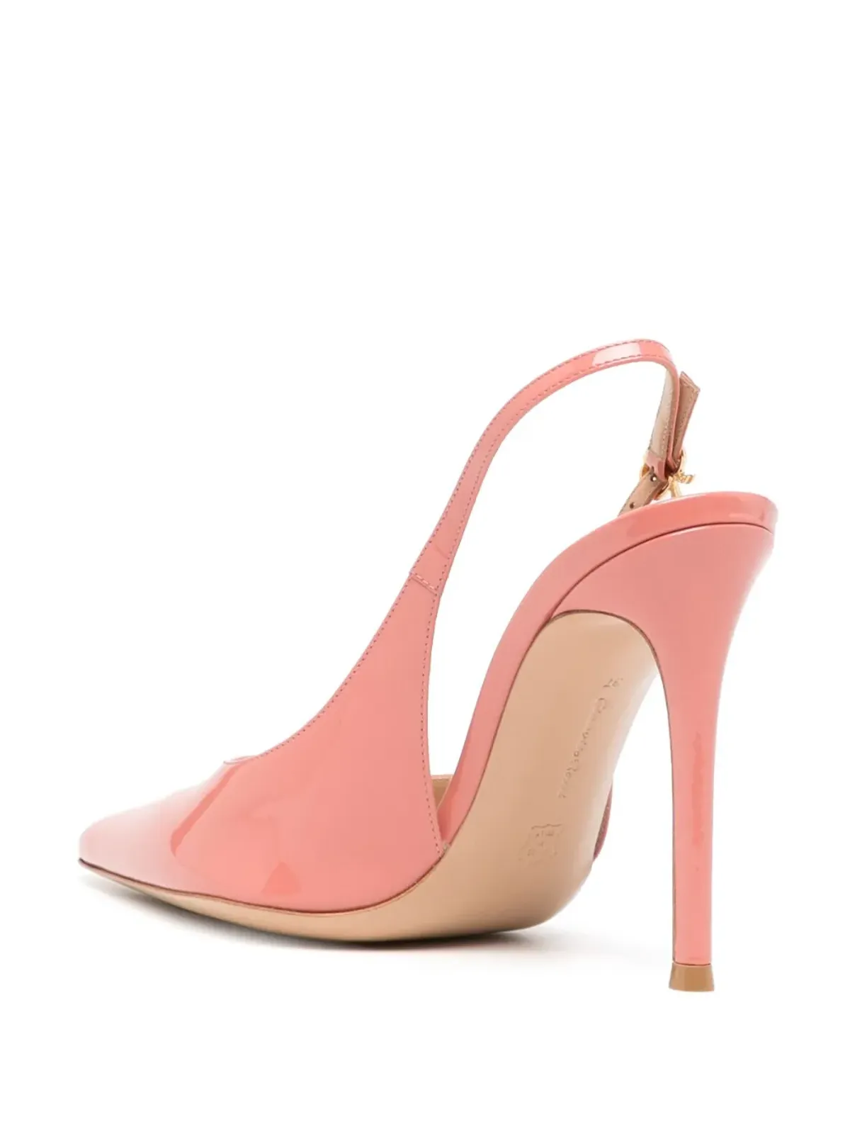 Gianvito Rossi ポインテッドトゥ レザー パンプス - 画像3