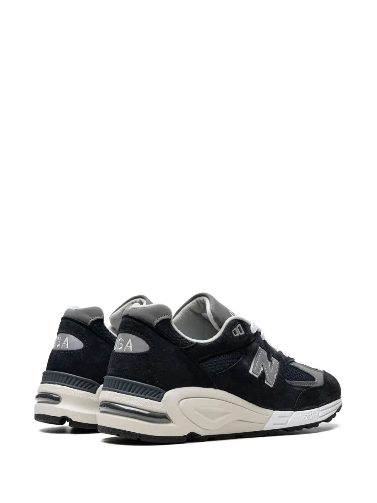 New Balance 990V2 ネイビー/ホワイト スニーカー - 画像3