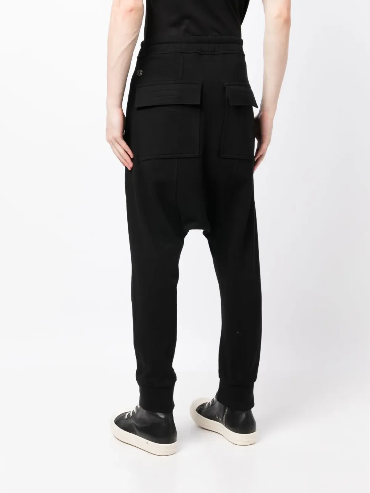Rick Owens X Champion プリズナー ドロップクロッチ トラックパンツ - 画像4