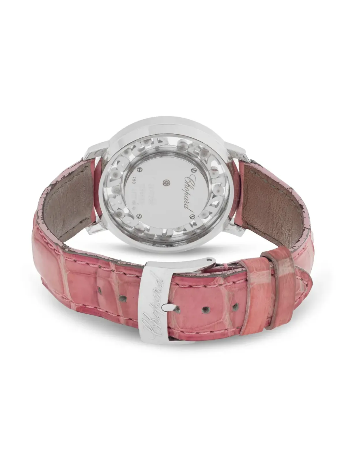 Chopard ハッピーダイヤモンド ホワイトゴールド ドレスウォッチ - 画像4