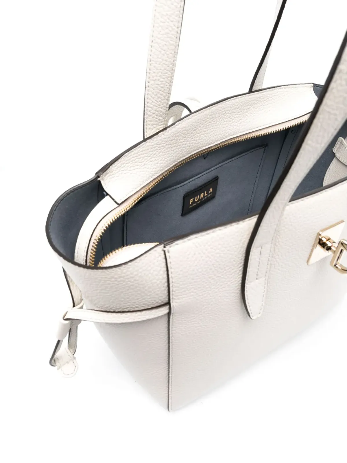 Furla Furla Net leather tote bag - White - 画像5