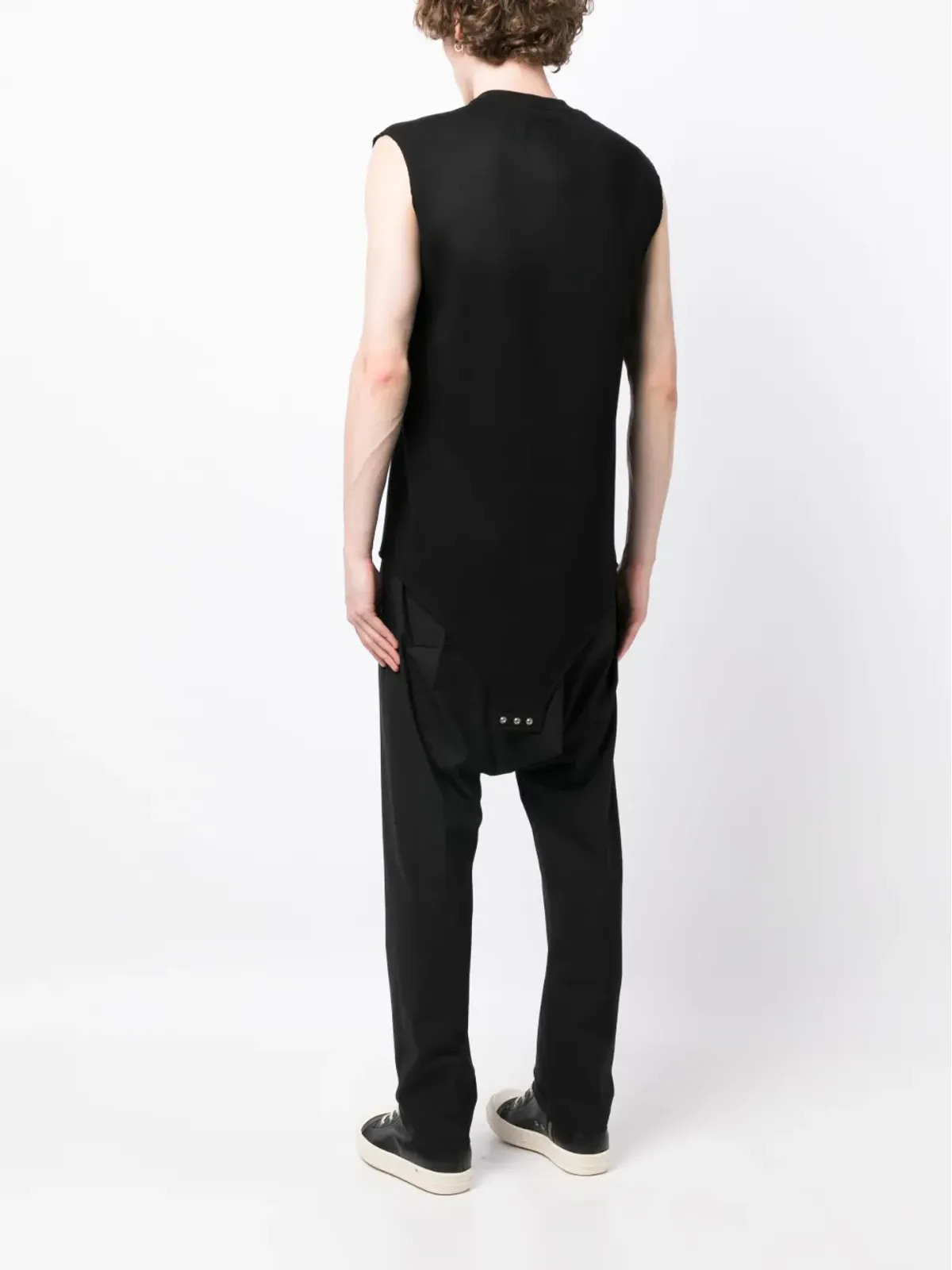 Rick Owens X Champion ロゴ刺繍コットン タンクトップ - 画像4