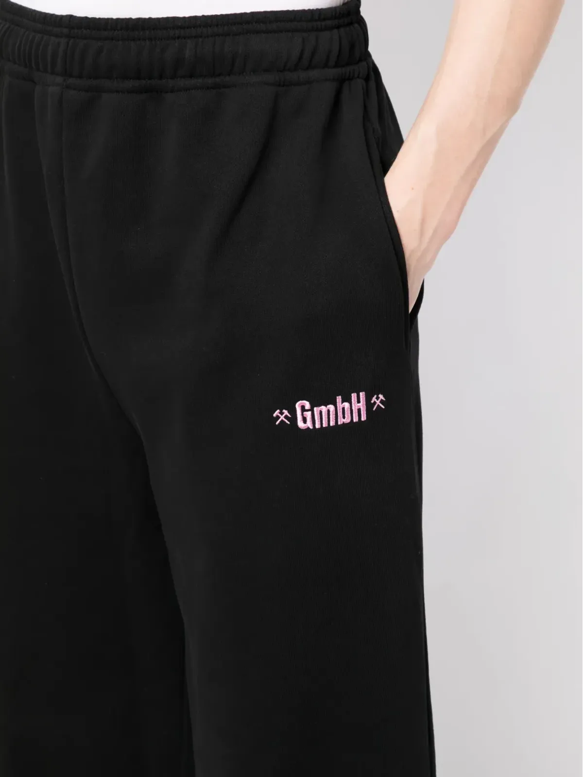 GmbH Ahmed ロゴ刺繍 トラックパンツ - 画像5