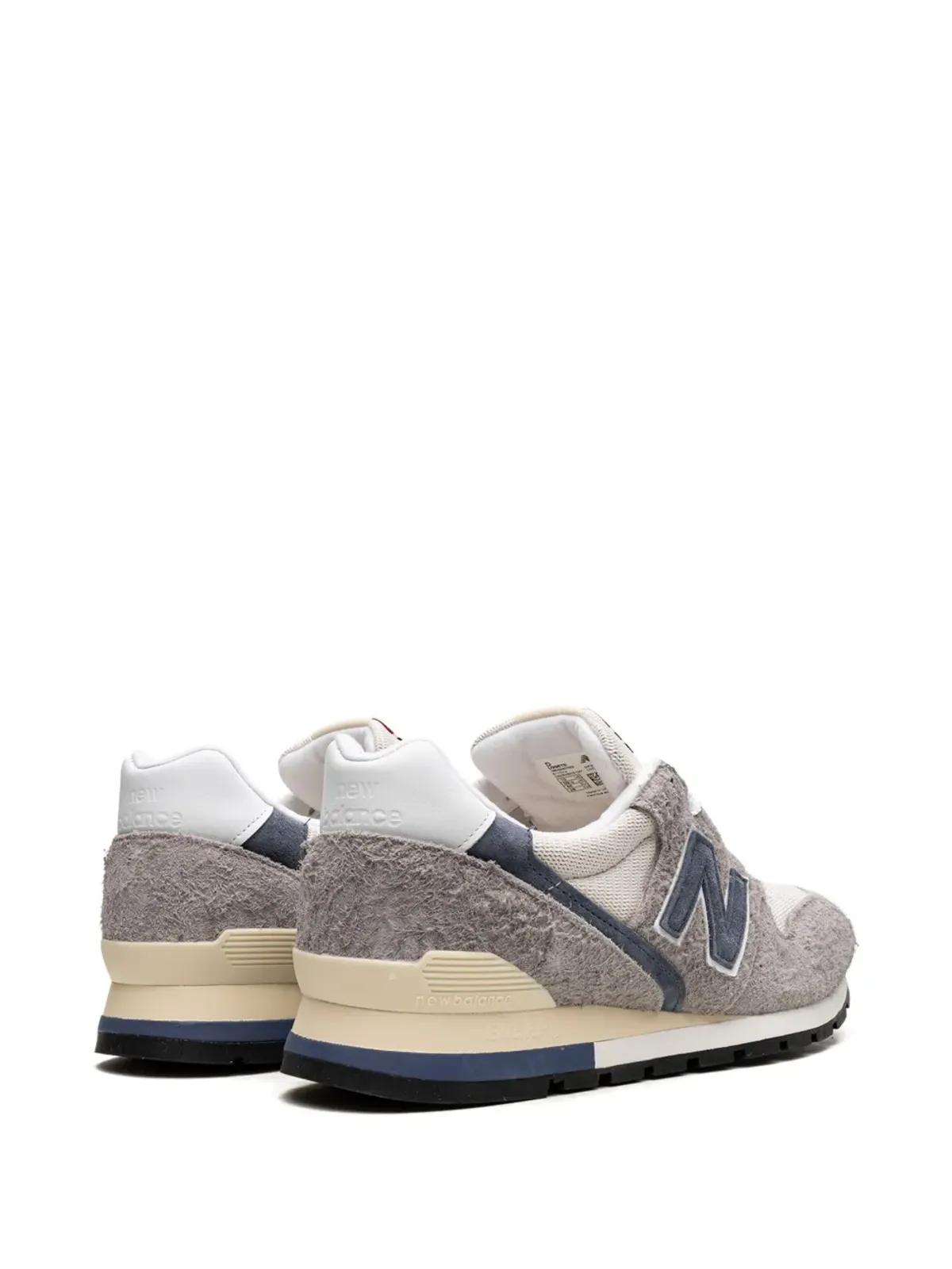 New Balance 996 グレー/ネイビー スニーカー - 画像3