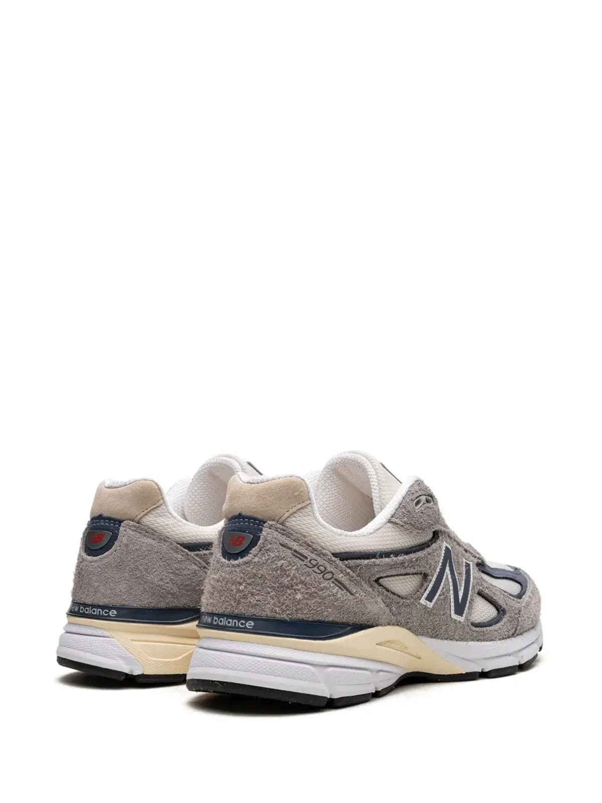 New Balance 990v4 メイドインUSA グレー/ネイビー スニーカー - 画像3