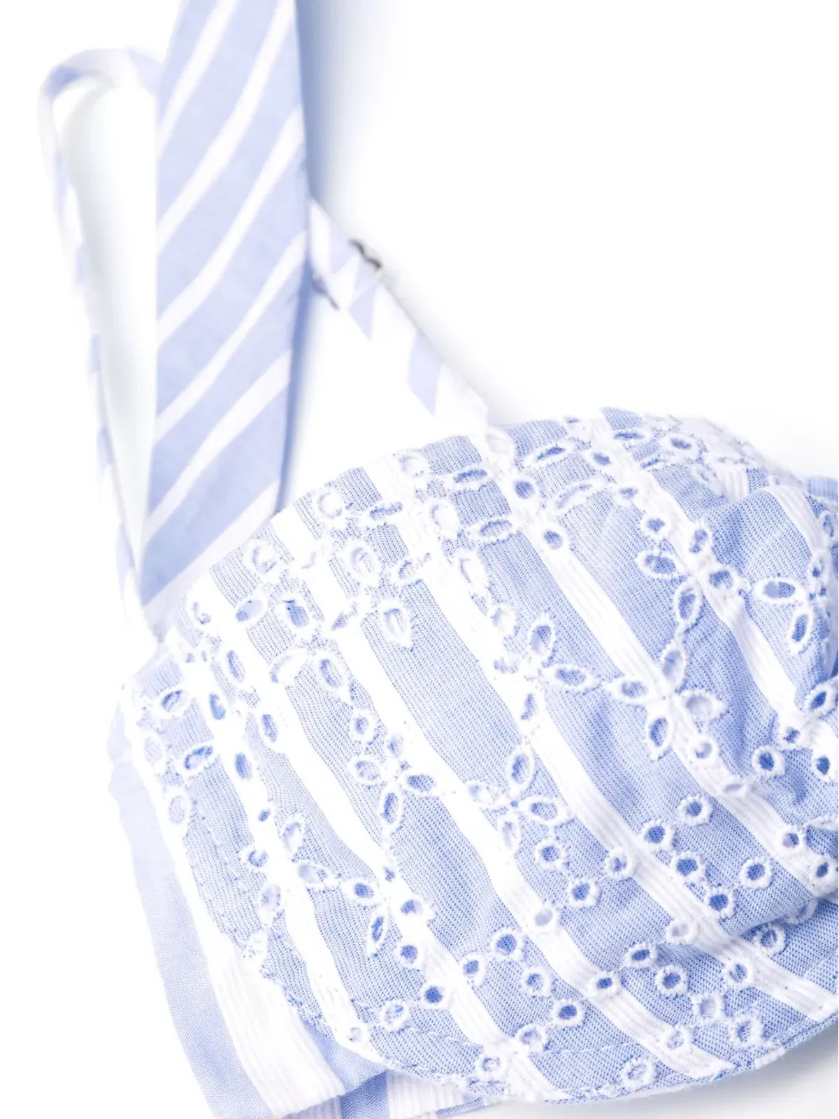 Ermanno Scervino ブロderie-anglaise ビキニトップ - 画像3