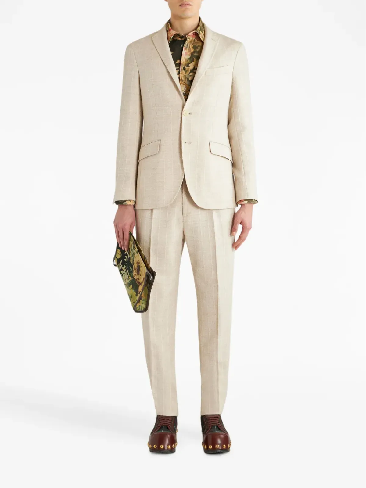 ETRO トーン・オン・トーン ピンストライプ ブレザー - 画像2