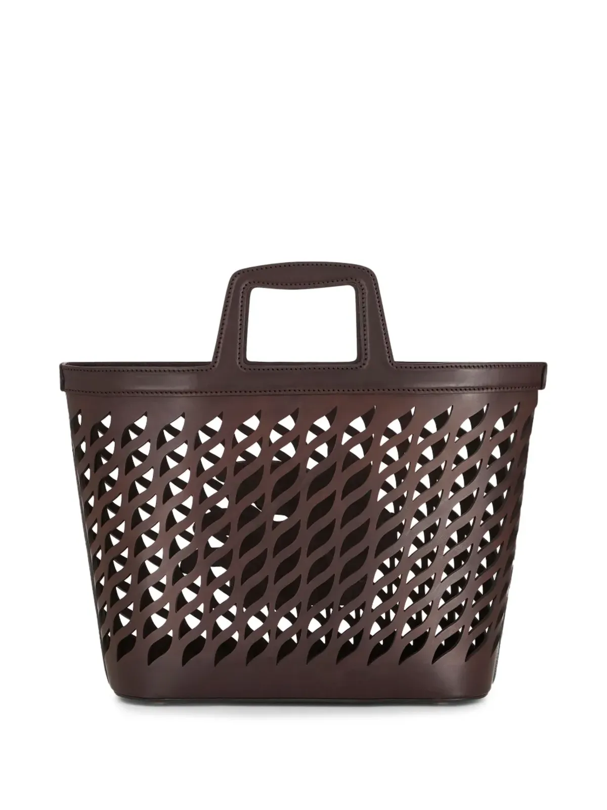 ETRO Pegaso-motif laser-cut tote - Brown - 画像2
