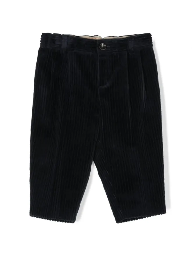 Gucci Kids Gucci Kids ダブルGベルベット トラウザーズの商品画像