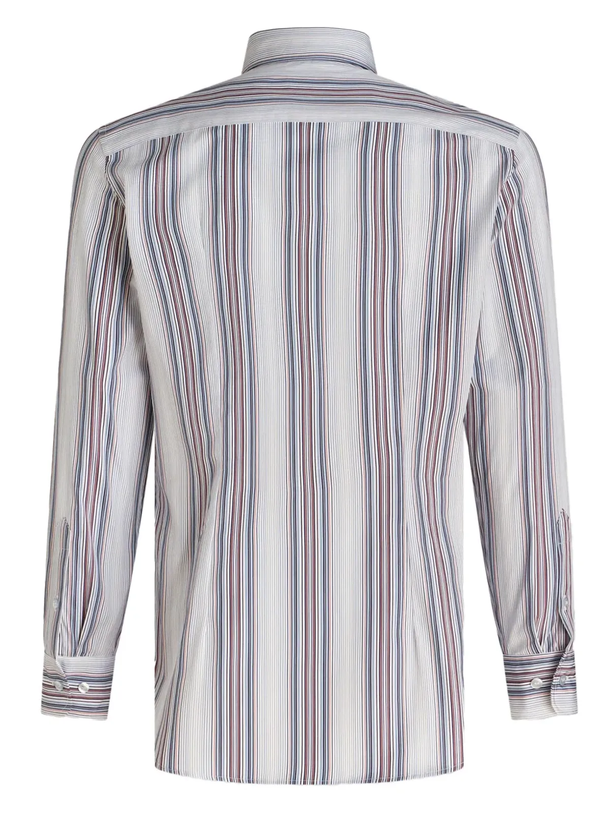 ETRO ストライプ柄コットンシャツ - ホワイト - 画像5