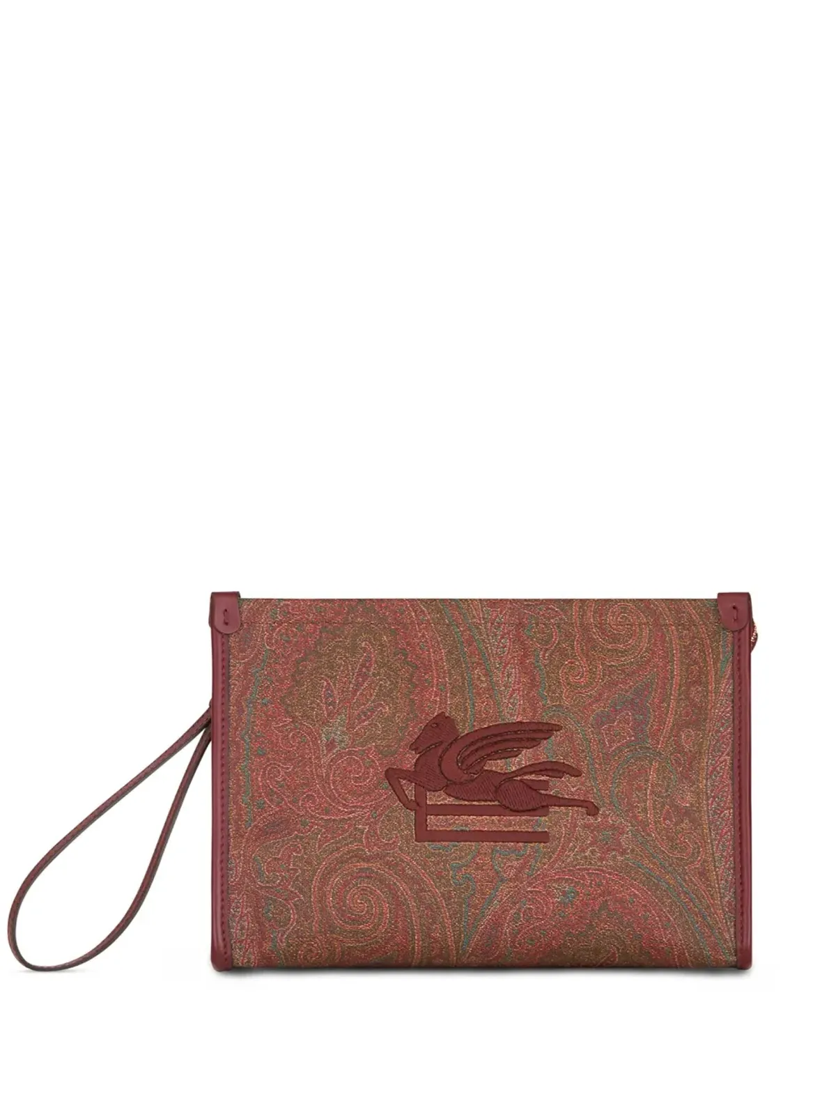 ETRO large Love Trotter clutch - Brown - 画像1