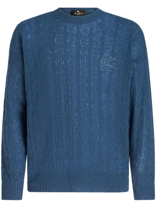 ETRO ETRO ケーブルニット カシミヤ ジャンパーの商品画像