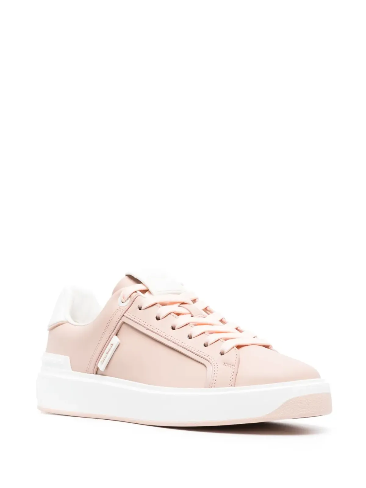 Balmain B-Court レザー スニーカー - ピンク - 画像2