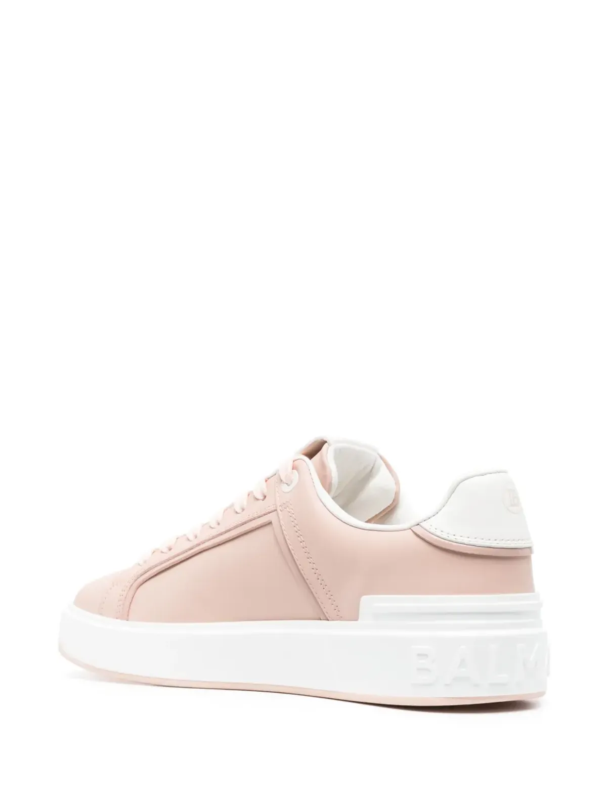 Balmain B-Court レザー スニーカー - ピンク - 画像3