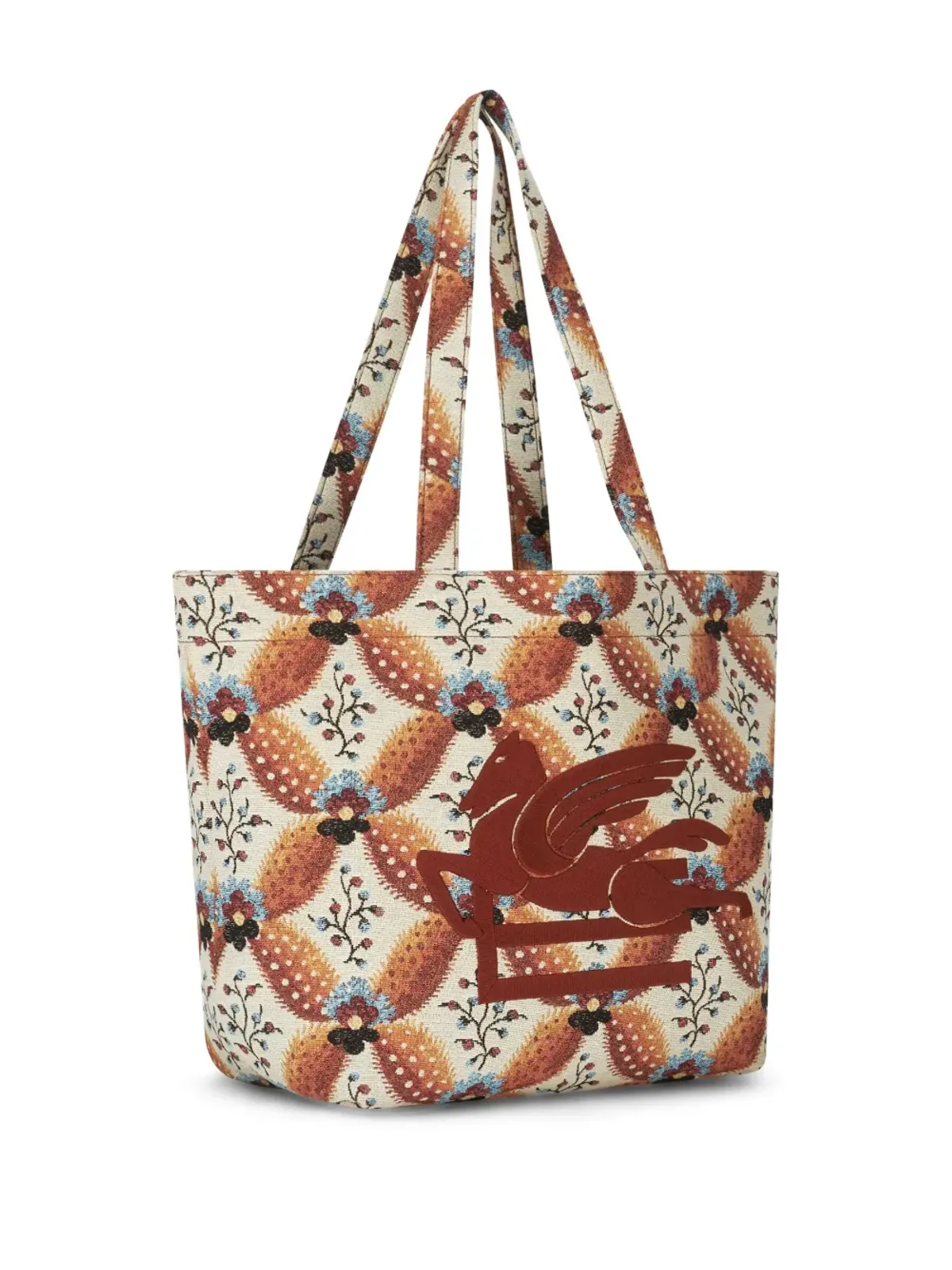 ETRO フロリアリ柄ジャカード トートバッグ - 画像4