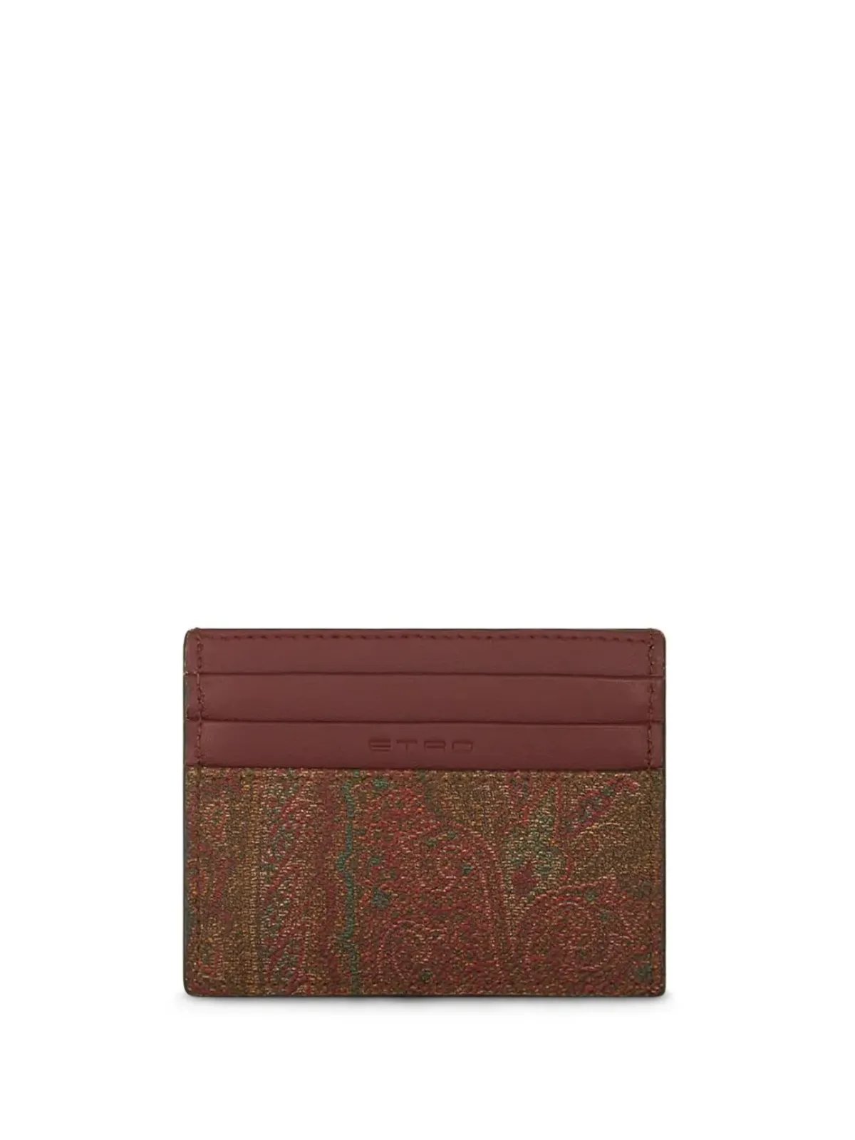 ETRO Pegasoモチーフ ペイズリープリント カードホルダー - Brown - 画像2