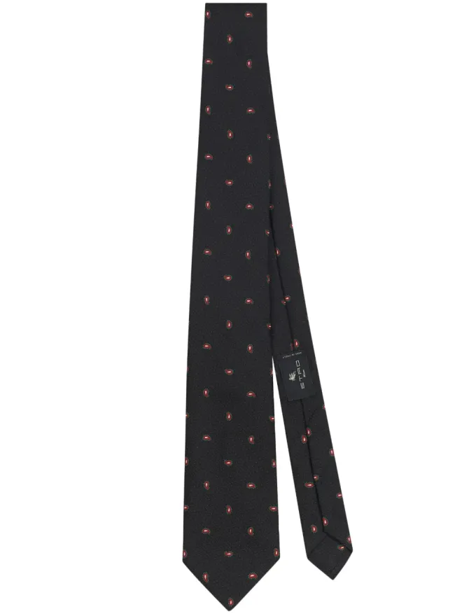 ETRO ETRO ペイズリージャカードシルクタイの商品画像
