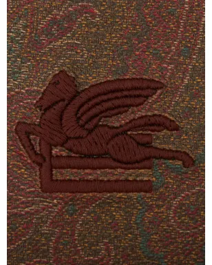 ETRO ロゴ刺繍ジャカードレザーウォレット - サムネイル3