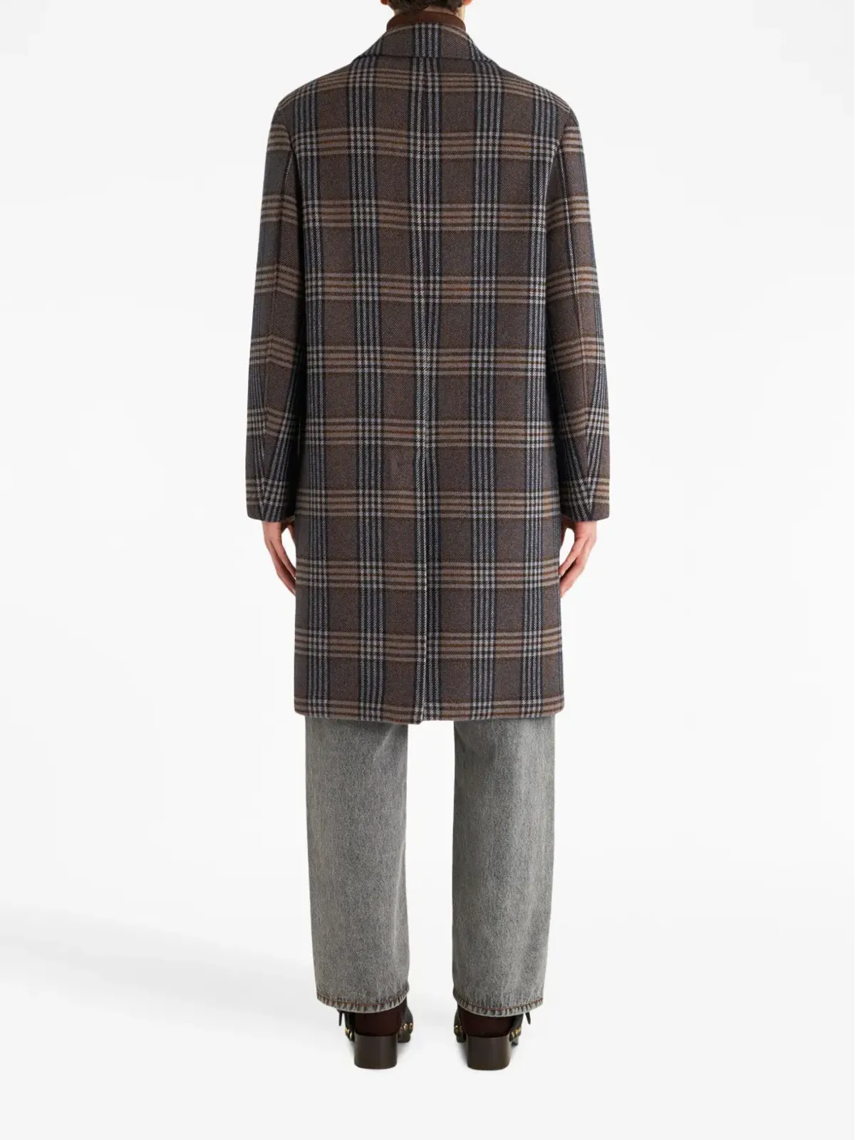 ETRO チェック柄コート - 画像3