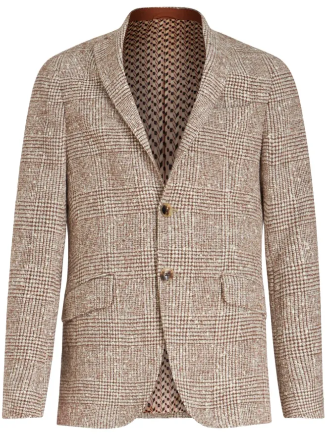 ETRO ETRO チェック柄ブレザーの商品画像