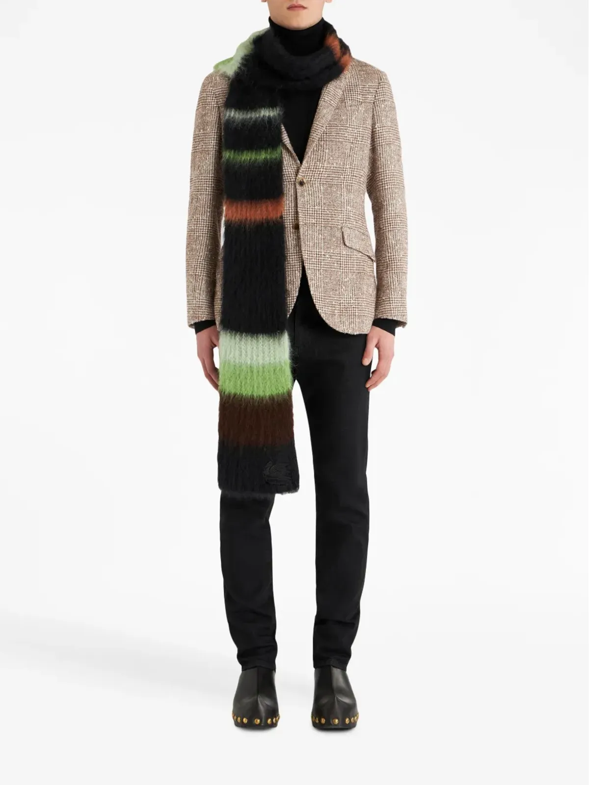 ETRO チェック柄ブレザー - 画像2