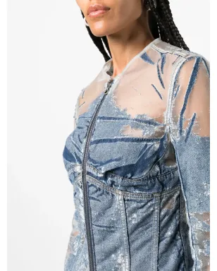 Diesel Milly デニムフィットジャケット - サムネイル5