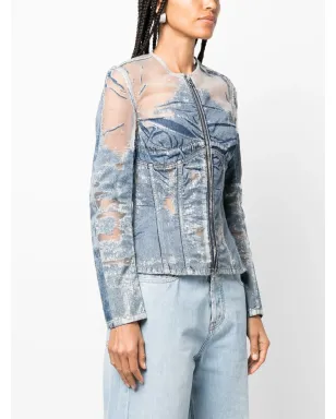 Diesel Milly デニムフィットジャケット - サムネイル3