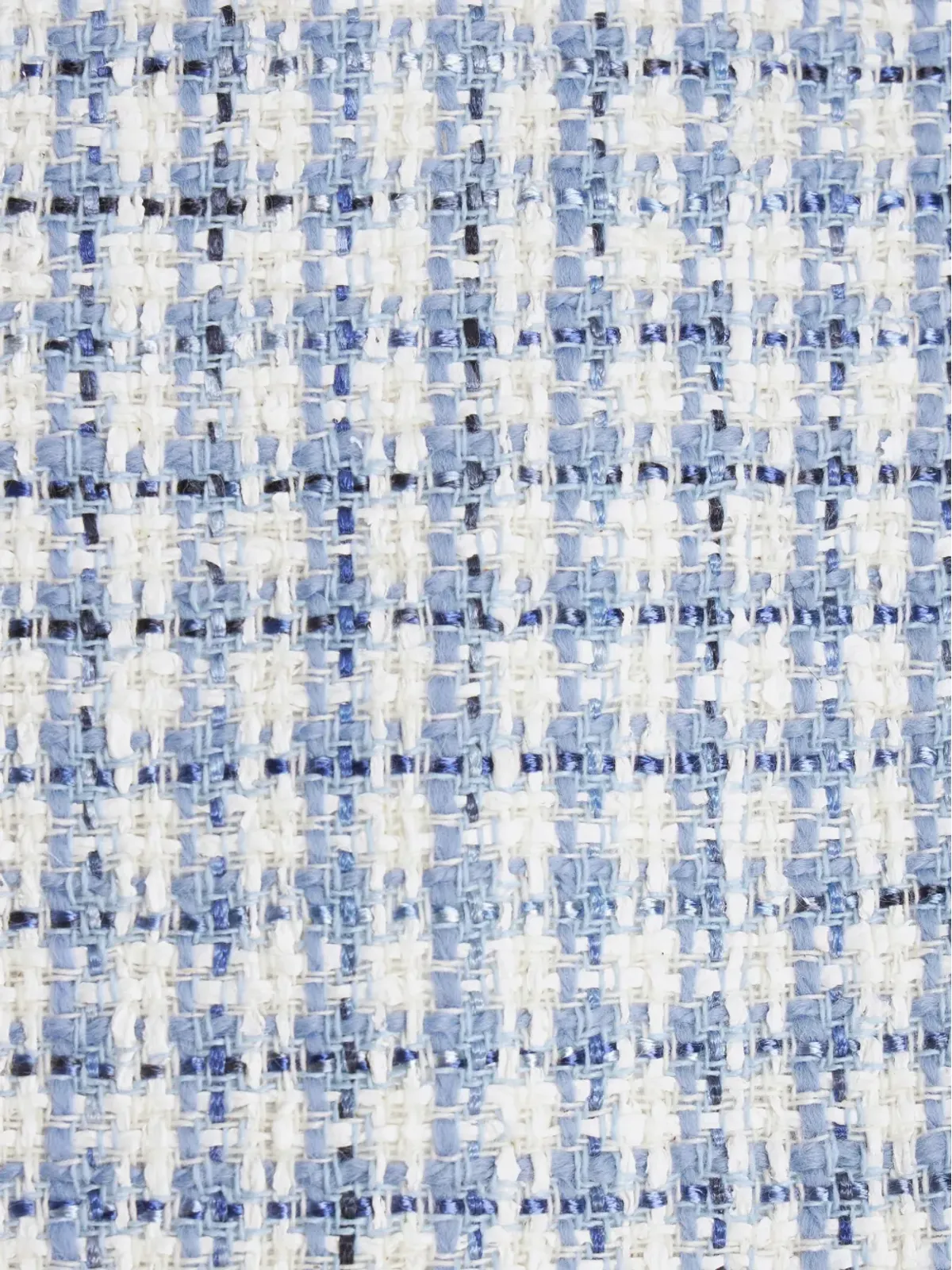 ETRO ラウンドネック ツイードジャケット - ブルー - 画像5