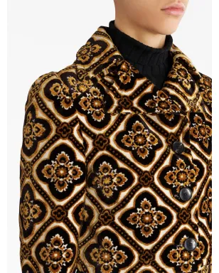 ETRO ジオメトリックプリント クロップドジャケット - サムネイル4