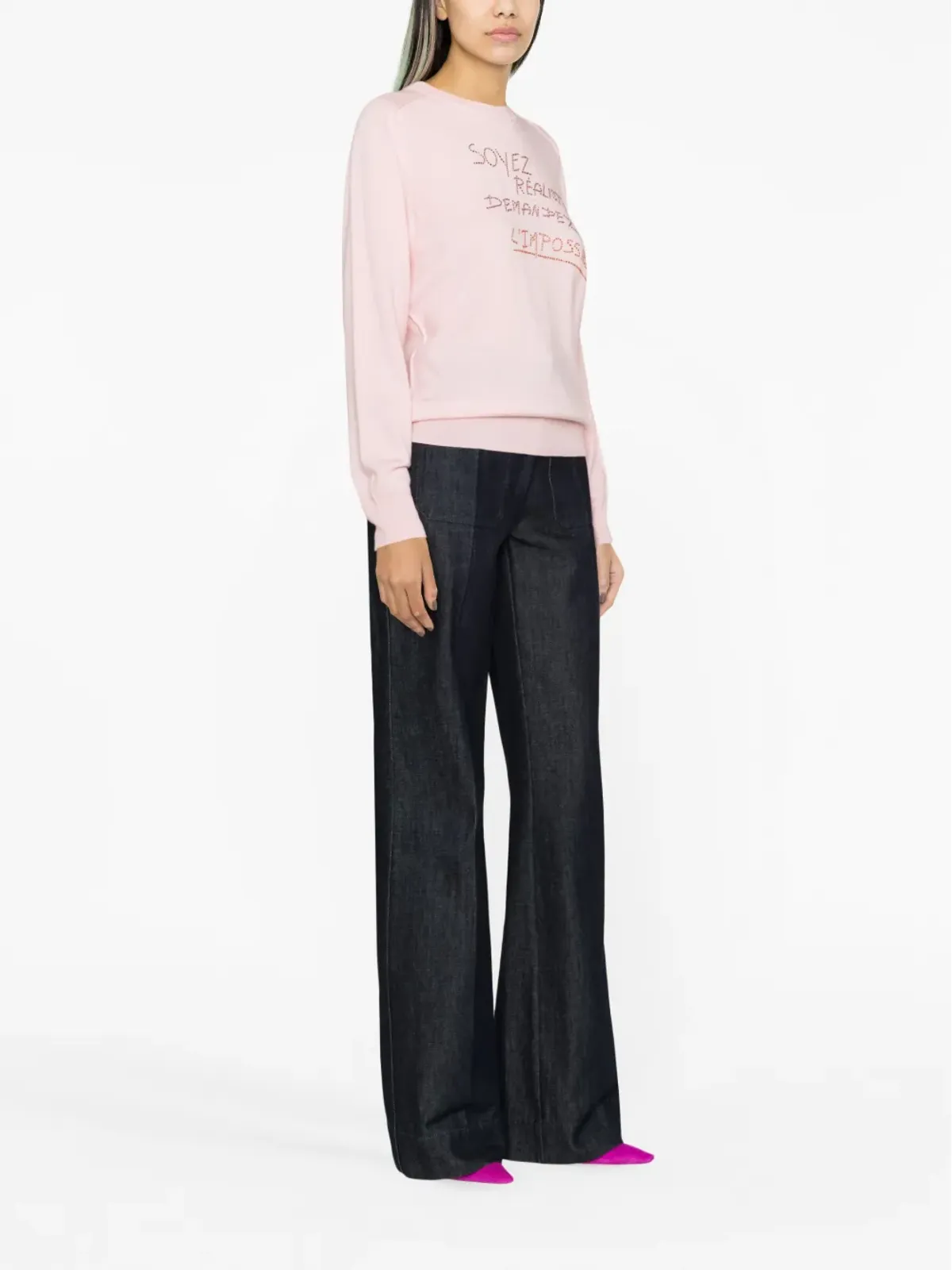 Sonia Rykiel ラインストーン装飾ジャンパー - 画像3