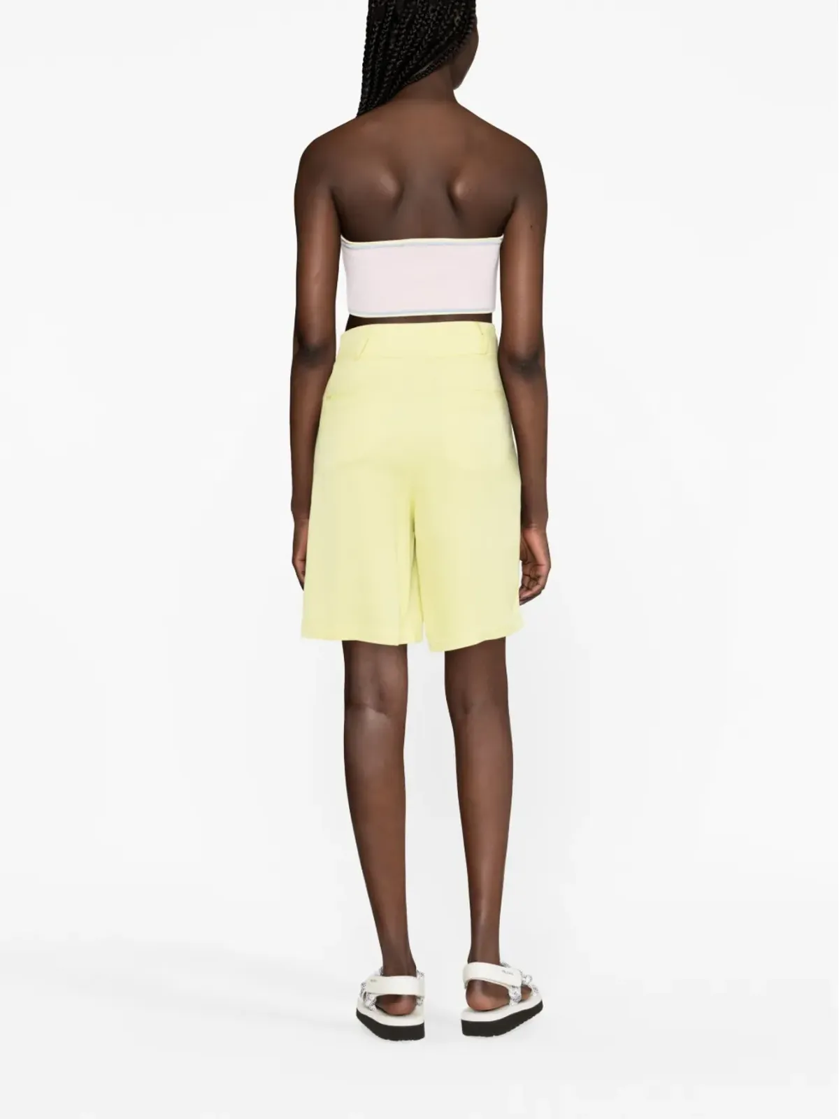 Sonia Rykiel コントラストボーダー バンドゥニットトップ - 画像4