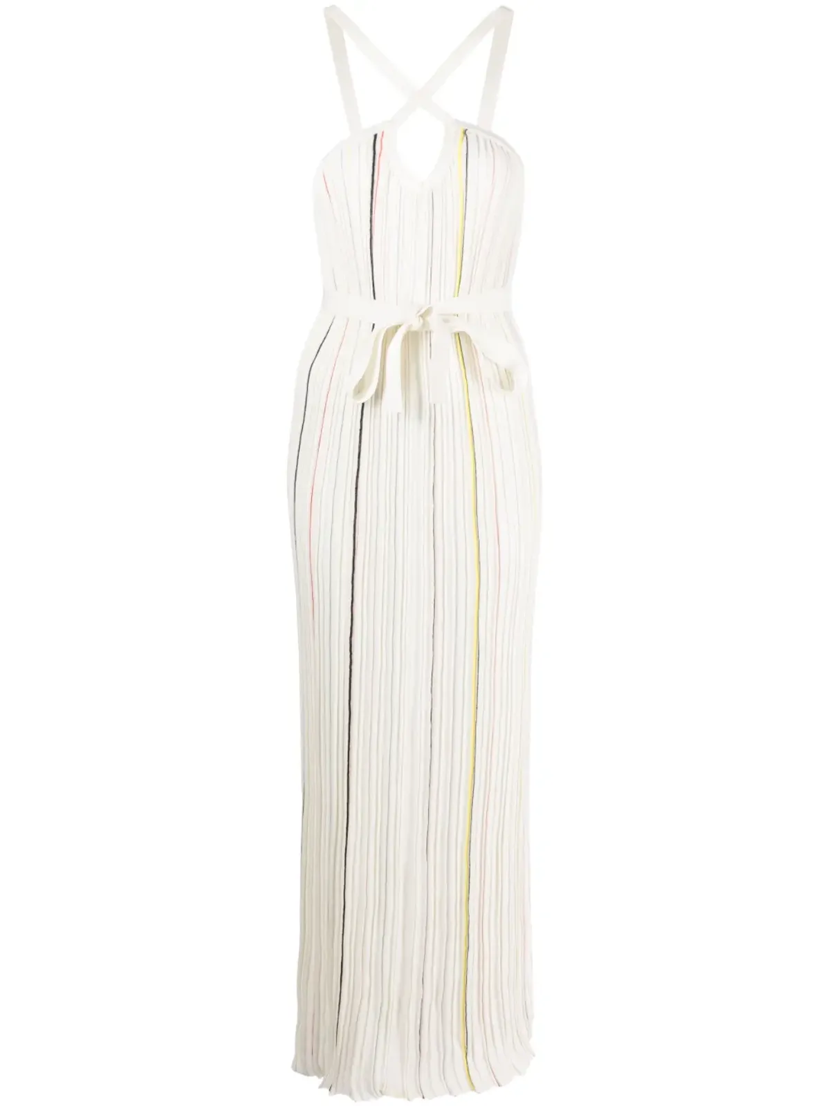 Sonia Rykiel ストライププリーツドレス - 画像1