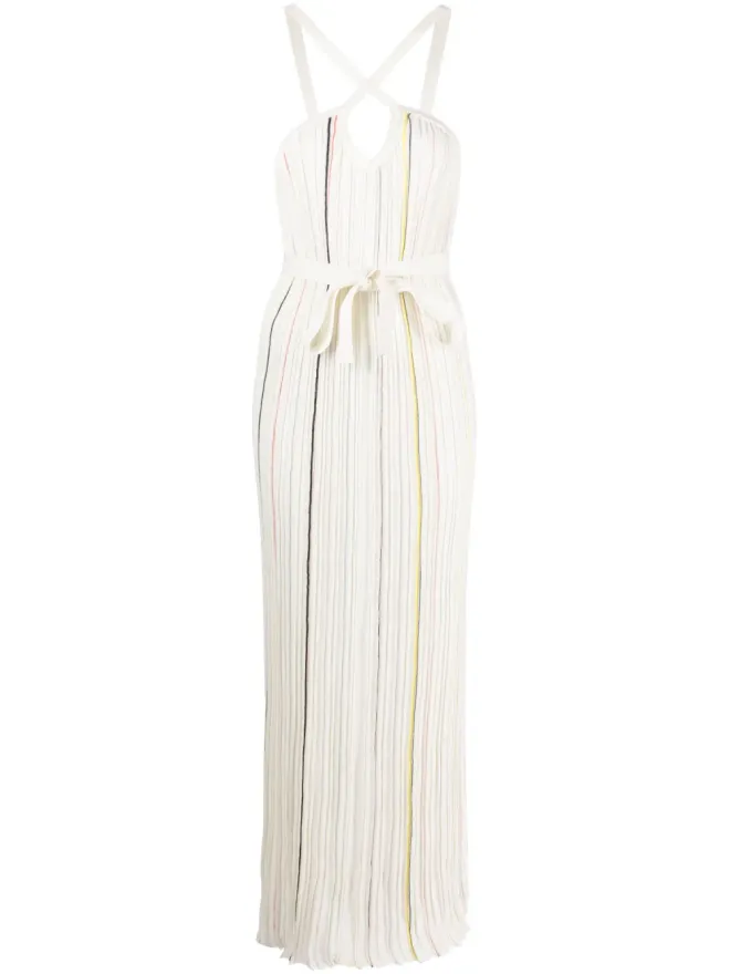 Sonia Rykiel Sonia Rykiel ストライププリーツドレスの商品画像
