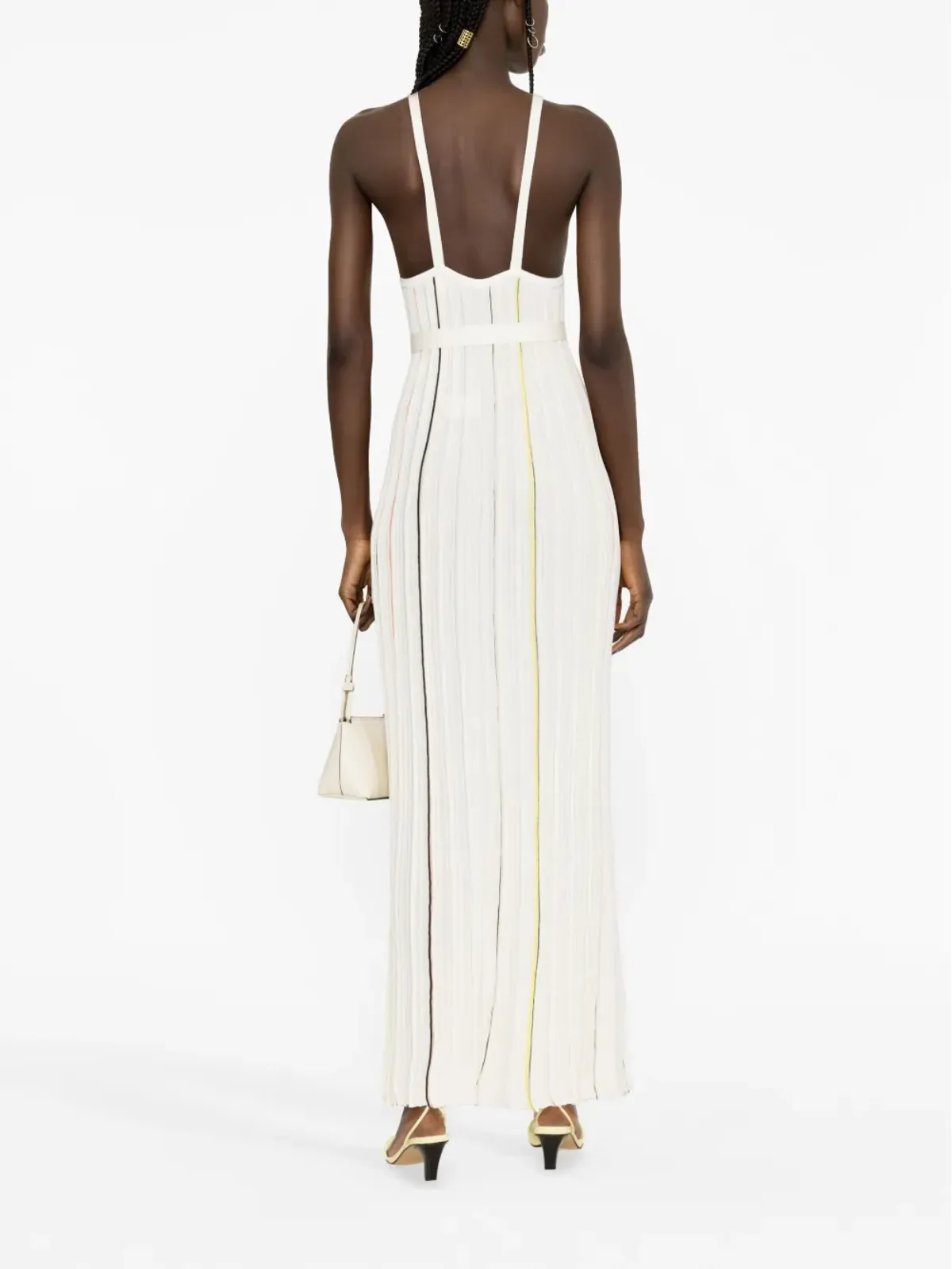 Sonia Rykiel ストライププリーツドレス - 画像4