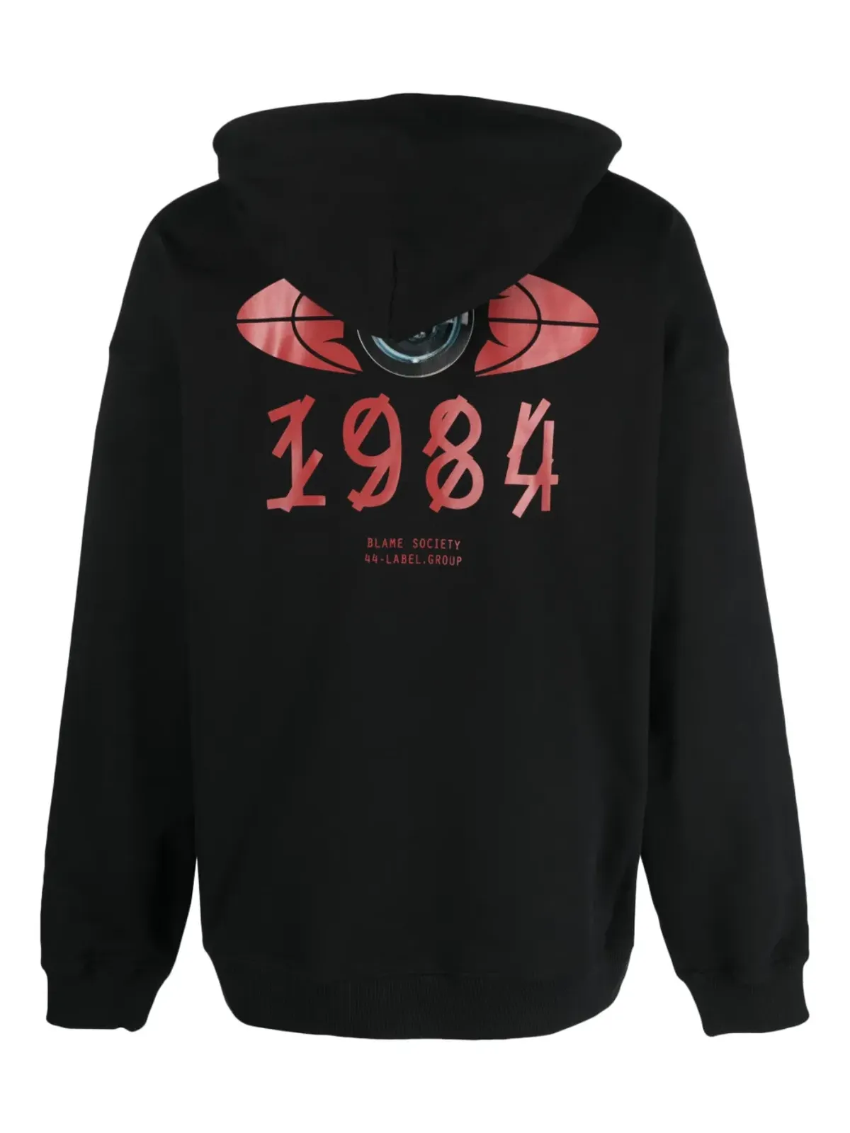 44 LABEL GROUP グラフィックプリント コットン フーディー - 画像2