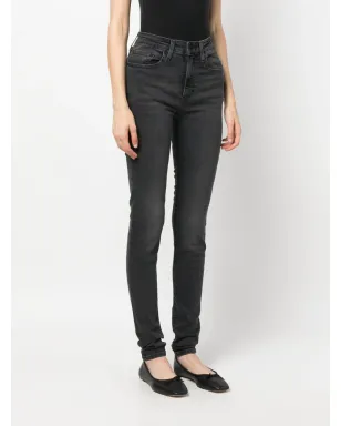 Levi's 720 ハイライズ・スーパースキニー ジーンズ - ブラック - サムネイル3