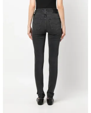 Levi's 720 ハイライズ・スーパースキニー ジーンズ - ブラック - サムネイル4
