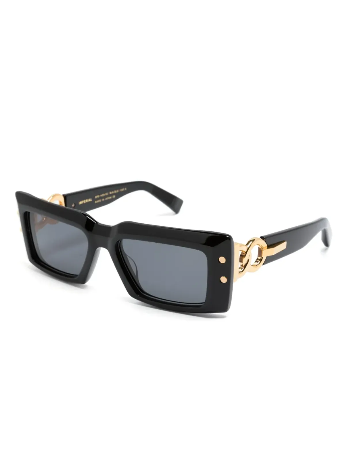Balmain Eyewear Imperial square-frame sunglasses - Black - 画像2
