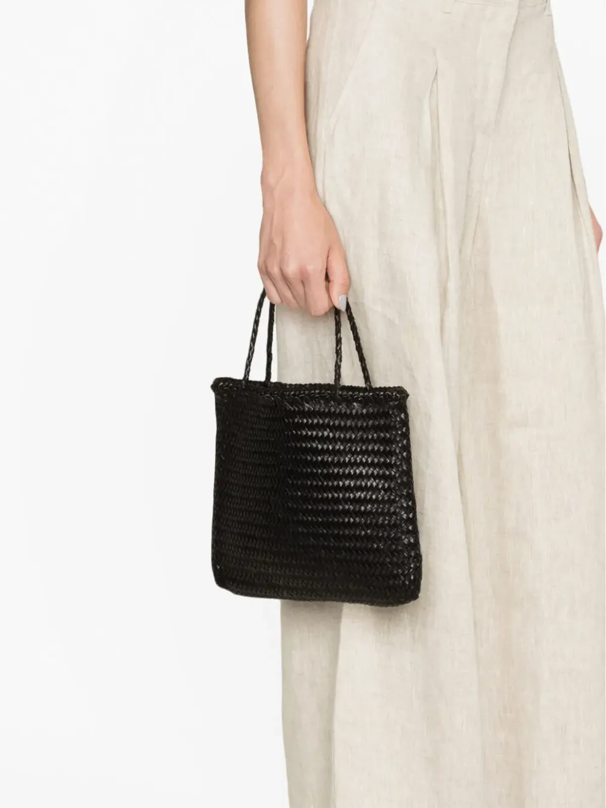 DRAGON DIFFUSION Pearl interwoven トートバッグ - Black - 画像3